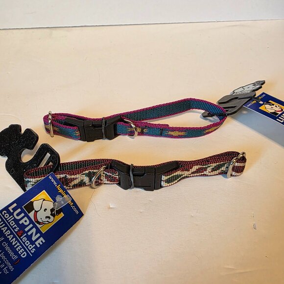 Lupine Dog Collars Set/2 - Picture 2 of 8